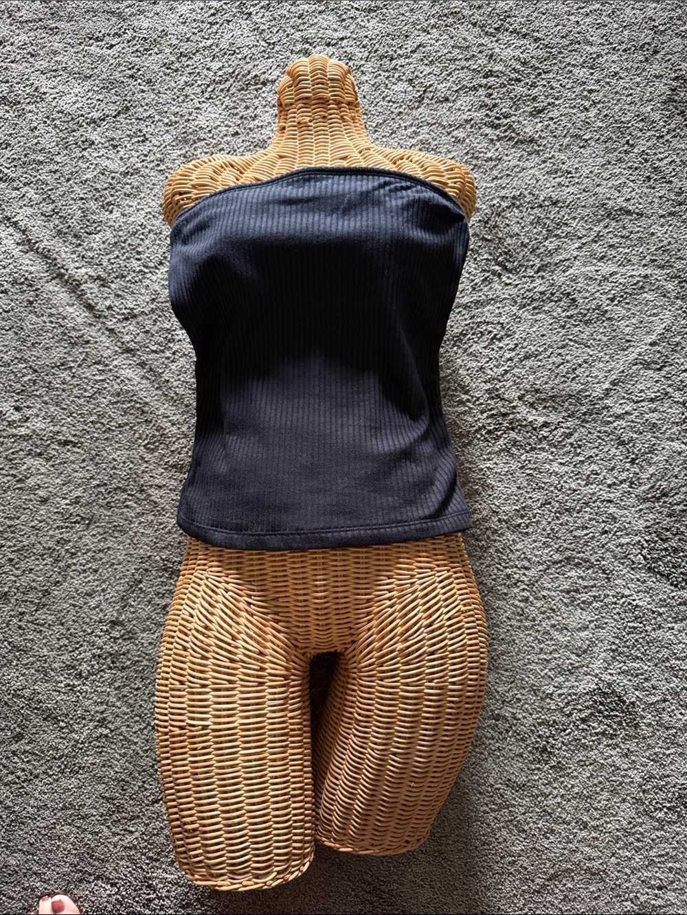 Strapless Ribbed Tube Tops